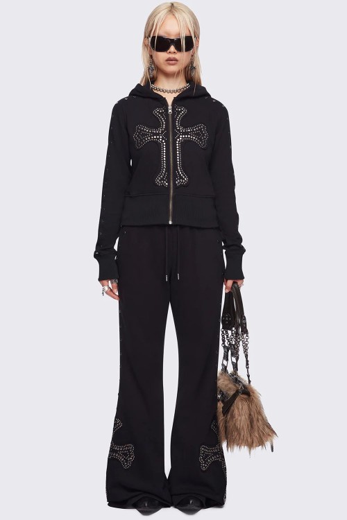 Vesper Bell Bottom Trousers - Minga London