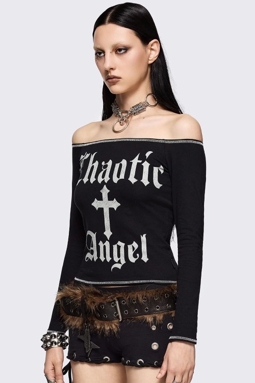 Top de Manga Larga Chaotic Angel - Minga London