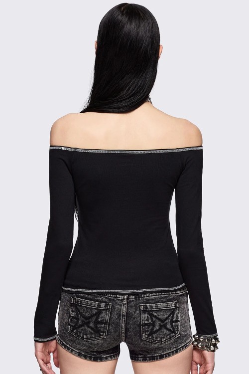 Chaotic Angel Long Sleeve Top - Minga London