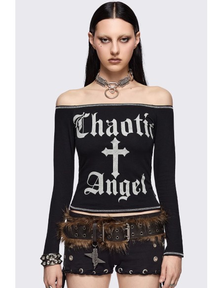 Top de Manga Larga Chaotic Angel - Minga London