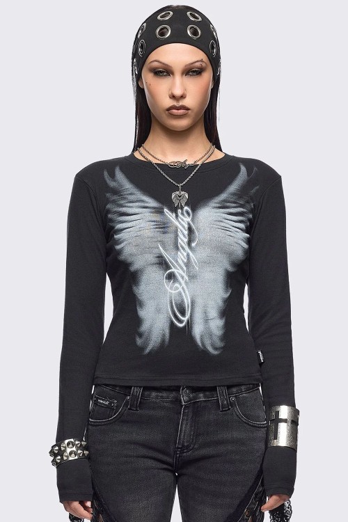 Top de Manga Larga Angel Wings - Minga London