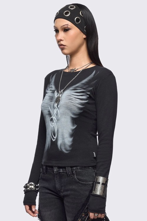 Angel Wings Long Sleeve Top - Minga London