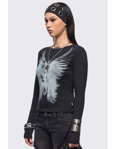 Angel Wings Long Sleeve Top - Minga London