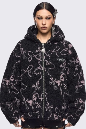 Chaqueta de Borreguito Devotion - Minga London