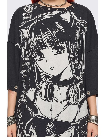 Camiseta Oversized Not That Saintly - Minga London