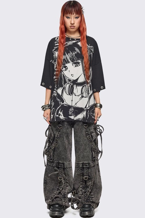 Camiseta Oversized Not That Saintly - Minga London