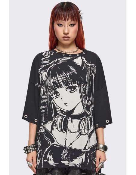 Camiseta Oversized Not That Saintly - Minga London