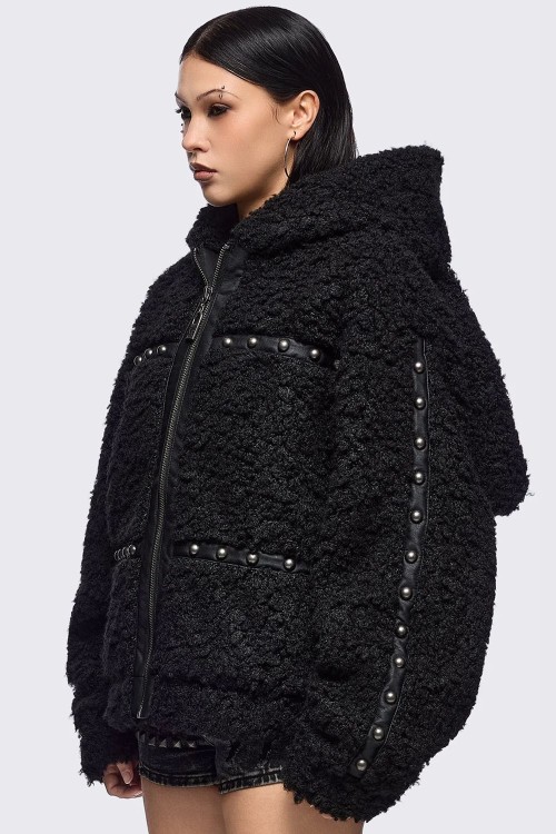 Chaqueta de Borreguito con Orejitas Fluff - Minga London