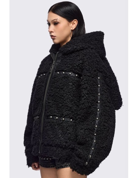 Chaqueta de Borreguito con Orejitas Fluff - Minga London