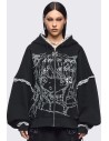IP Address Hoodie in Black - Minga London