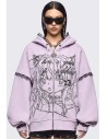 IP Address Hoodie in Pink - Minga London