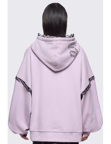 IP Address Hoodie in Pink - Minga London