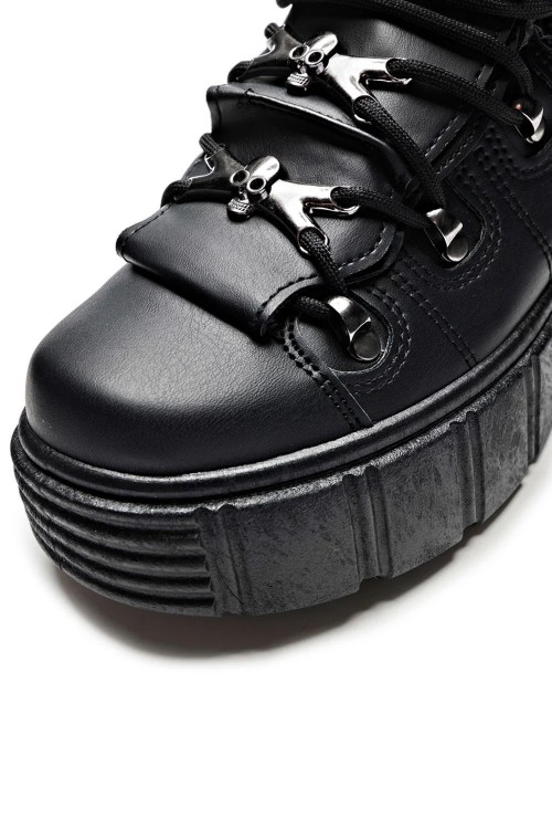 Bambas con Plataforma Rimo Core Negro - Koi