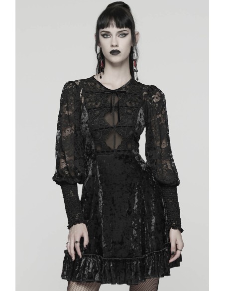 Vestido Cottage Goth - Punk Rave