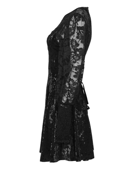 Vestido Cottage Goth - Punk Rave
