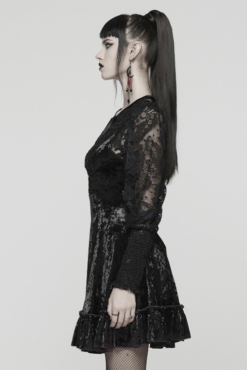 Vestido Cottage Goth - Punk Rave