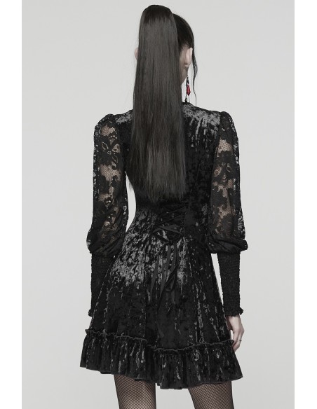 Vestido Cottage Goth - Punk Rave