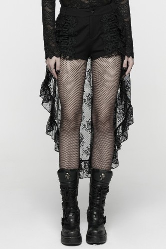 Mermaid Floral Overskirt Shorts - Punk Rave