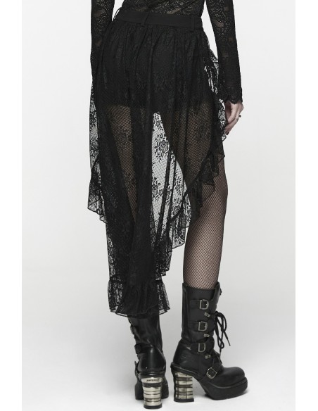 Shorts con Sobrefalda Floral Mermaid - Punk Rave