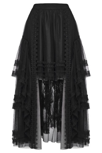 Evil Queen Asymmetrical Skirt - Punk Rave 2