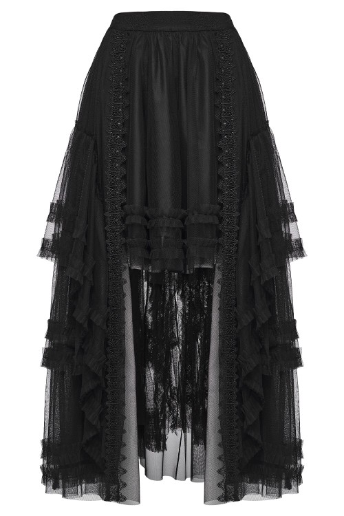 Evil Queen Asymmetrical Skirt - Punk Rave
