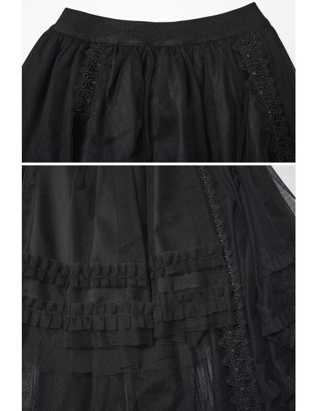 Evil Queen Asymmetrical Skirt - Punk Rave