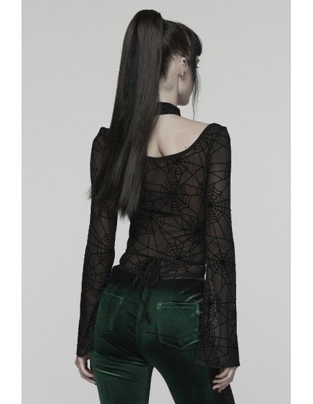 Spiderweb Party Mesh Top - Punk Rave