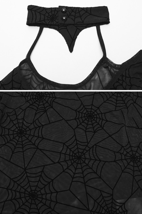 Top de Gasa Spiderweb Party - Punk Rave