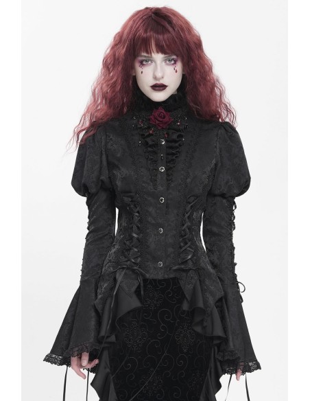 Blusa Madame Darkness en Negro - Devil Fashion