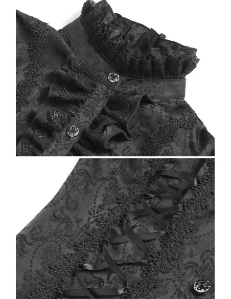 Blusa Madame Darkness en Negro - Devil Fashion