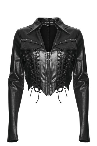 Chaqueta de Polipiel Phantom Rider - Punk Rave 2