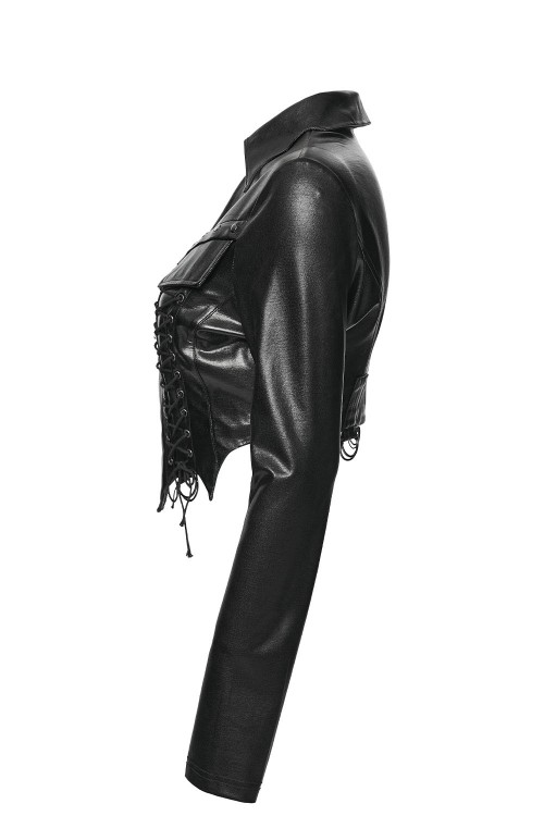 Chaqueta de Polipiel Phantom Rider - Punk Rave