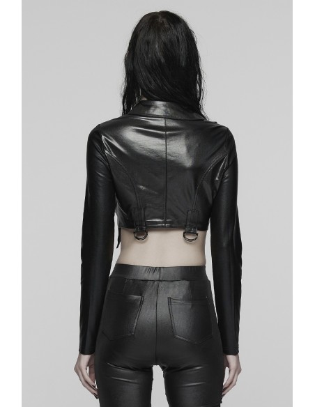 Chaqueta de Polipiel Phantom Rider - Punk Rave