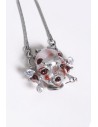 Collar Piercing Alien Head en Plateado - Devil Fashion