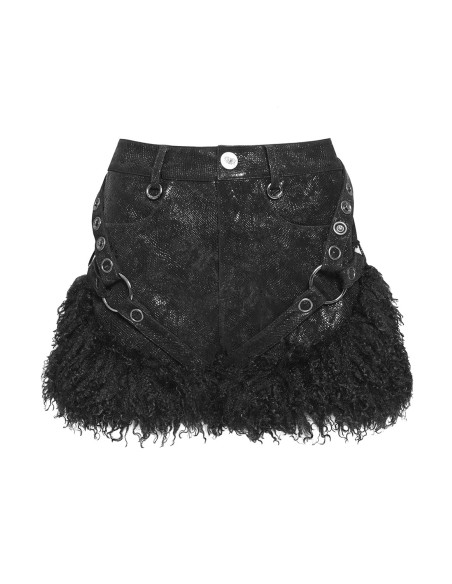 Shorts con Pelito Fancy Bondage - Devil Fashion