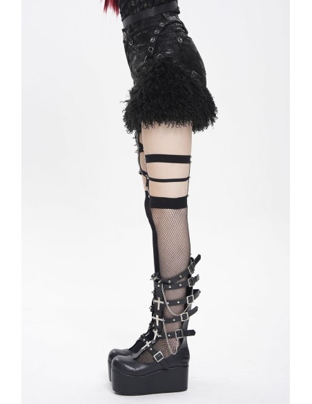 Shorts con Pelito Fancy Bondage - Devil Fashion