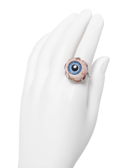 Crystal Eyeball Adjustable Ring - Devil Fashion
