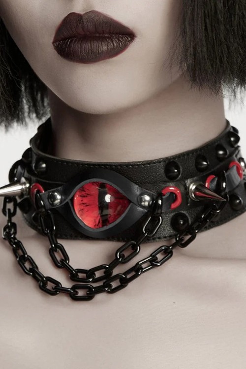 Demonic Eye Choker - Punk Rave