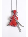 Fetish Rubber Red Necklace - Devil Fashion