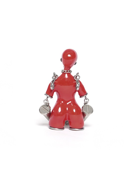 Fetish Rubber Red Necklace - Devil Fashion