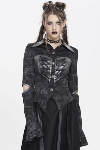 Camisa de Manga Larga Ripped Heart - Devil Fashion