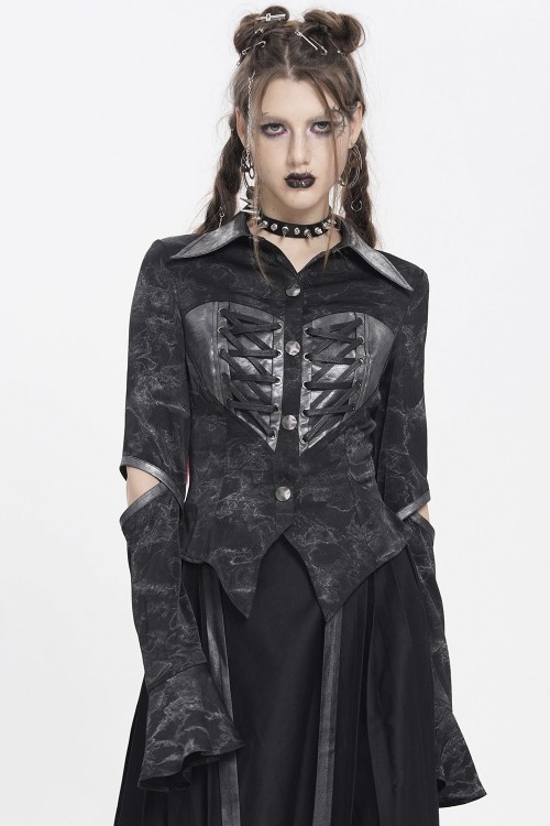 Camisa de Manga Larga Ripped Heart - Devil Fashion