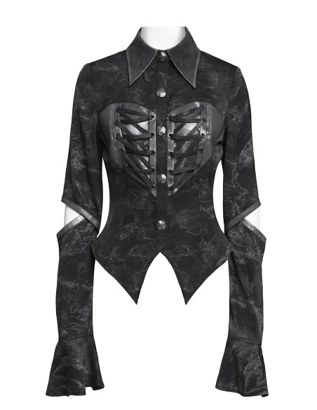 Camisa de Manga Larga Ripped Heart - Devil Fashion