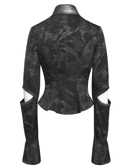 Ripped Heart Long Sleeve Shirt - Devil Fashion