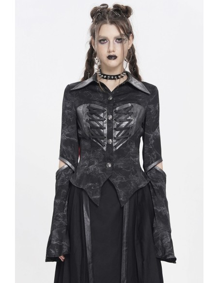 Camisa de Manga Larga Ripped Heart - Devil Fashion