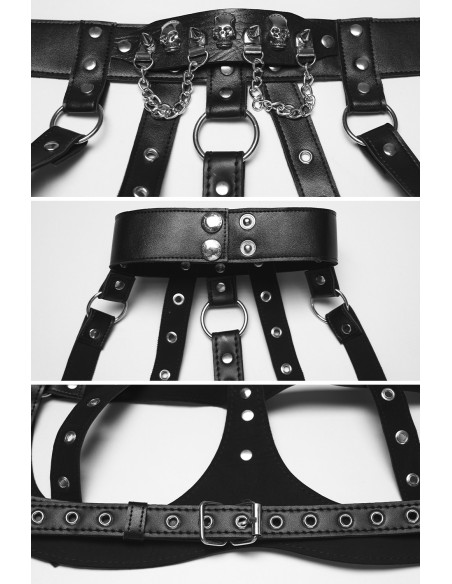 Bondage Cage Harness - Punk Rave