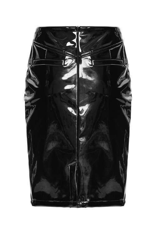 Falda de Tubo Gothic Vinyl - Punk Rave