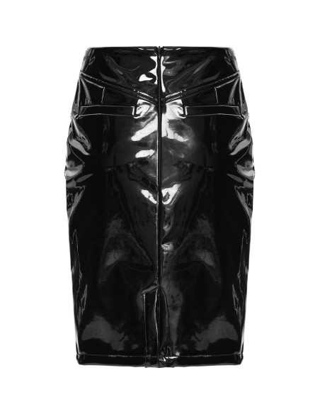Gothic Vinyl Pencil Skirt - Punk Rave