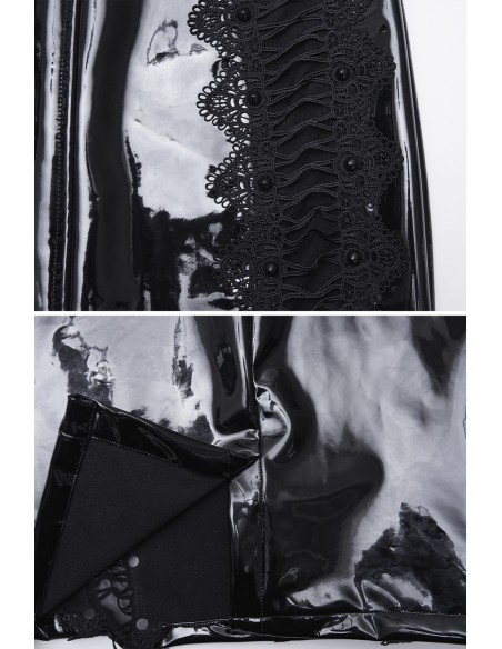 Falda de Tubo Gothic Vinyl - Punk Rave