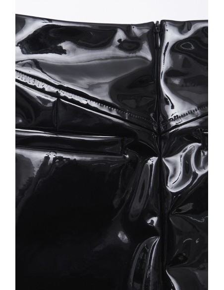 Gothic Vinyl Pencil Skirt - Punk Rave